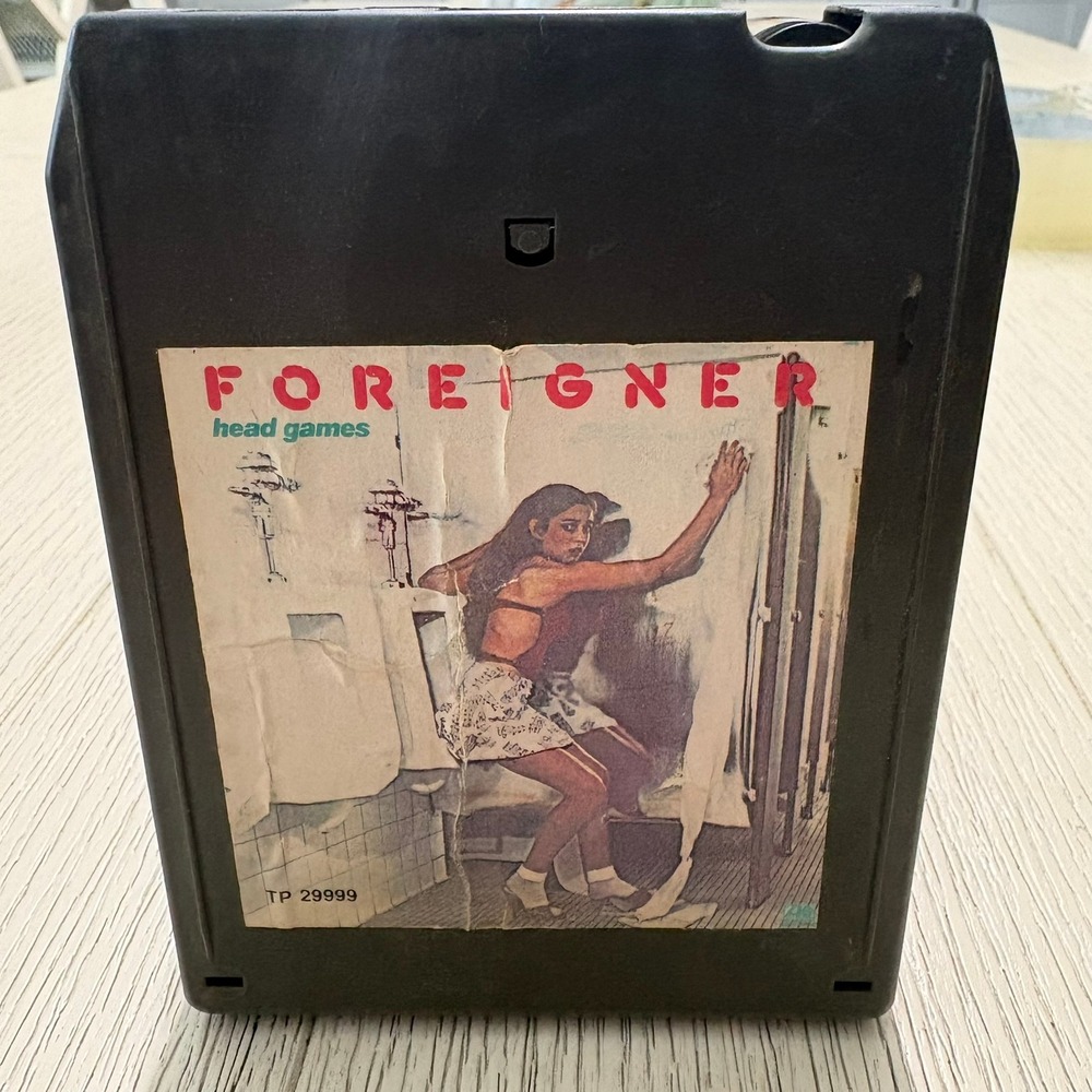 Foreigner Head Games 8-Track Tape Atlantic TP 29999 1979 Hard Rock Vintage